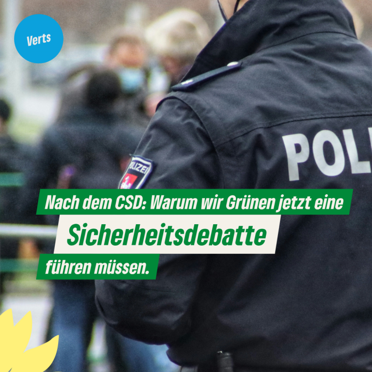 Nach dem CSD Anschlag – Warum wir Grünen jetzt eine Sicherheitsdebatte führen müssen